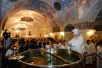 Slujirea Patriarhului în Ajunul Bobotezei în catedrala „Hristos Mântuitorul”, or. Moscova