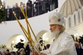 Предстоятель Руської Церкви освятив московський храм ікони Божої Матері «Виховання» в Некрасівці