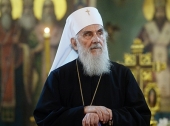 Primate of the Russian Orthodox Church congratulates Patriarch Irinej of Serbia on the anniversary of his enthronement