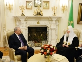 A avut loc întâlnirea Întâistătătorului Bisericii Ortodoxe Ruse cu ambasadorul Extraordinar și Plenipotențiar al Republcii Cipru în Rusia