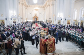 В Смольном соборе Санкт-Петербурга прошли тожества по случаю памяти мученицы Татианы — покровительницы российского студенчества