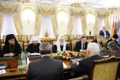 Patriarch Kirill met with President of the State of Palestine Mahmoud Abbas