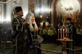 Святіший Патріарх Кирил відправив літію за загиблими прихожанам храму в Кизлярі