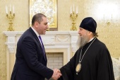 Состоялась встреча митрополита Астанайского Александра с послом Грузии в Республике Казахстан Зурабом Абашидзе