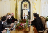 His Holiness Patriarch Kirill meets with delegation of Italian Province of Trento