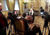 Інтерв'ю Святішого Патріарха Кирила кореспондентам болгарських ЗМІ