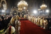Предстоятели Русской и Болгарской Православных Церквей совершили Божественную литургию в кафедральном Александро-Невском соборе Софии