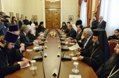 Состоялась встреча Предстоятеля Русской Православной Церкви с Президентом Республики Болгария