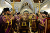 Slujirea Patriarhului în Duminica Sfintei Cruci la a metocul Patriarhal Cernigovsky, or. Moscova