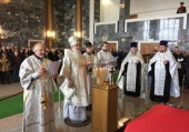 Епископ Серпуховской Роман совершил отпевание российских военных, погибших в Сирии в результате крушения самолета Ан-26