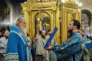 Utrenia cu citirea Acatistului Preasfintei Născătoare de Dumnezeu în catedrala episcopală „Arătarea Domnului”, or. Moscova