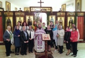 În Duminica Floriilor la biserica Reprezentanței din Damasc a Bisericii Ortodoxe Ruse a fost săvârșită Dumnezeiasca Liturghie