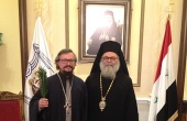 Întâistătătorul Bisericii Ortodoxe a Antiohiei s-a întâlnit cu reprezentantul Patriarhului Moscovei și al întregii Rusii pe lângă tronul Patriarhal al Antiohiei