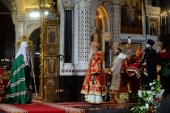 Слово Святішого Патріарха Кирила після Великодньої великої вечірні в Храмі Христа Спасителя в Москві