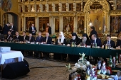 Sanctitatea Sa Patriarhul Chiril a condus ședința Consiliului de tutelă al Lavrei „Sfânta Treime” a Cuviosului Serghie și al Academiei de teologie din Moscova