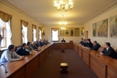 Președintele Departamentului pentru relațiile externe bisericești s-a întâlnit cu auditorii Cursurilor diplomatice superioare