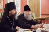 Mitropolitul de Rostov Mercurii s-a întâlnit cu șeful Delegației Regionale a Comitetului Internațional al Crucii Roșii în Rusia, Belarus și Moldova