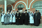 Președintele Departamentului Sinodal pentru caritatea bisericească a luat cunoștință de proiectele sociale la Mitropolia de Udmurtia