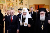 A avut loc recepția solemnă cu prilejul vizitei Sanctității Sale Patriarhul Chiril la Biserica Ortodoxă Albaneză