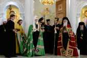 Întâistătătorii Bisericilor Ortodoxe Rusă și Albaneză au săvârșit Dumnezeiasca Liturghie în catedrala „Învierea lui Hristos” din capitala Albaniei
