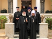 Metropolitan Hilarion meets with His Beatitude Patriarch Theodoros of Alexandria