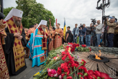 Предстоятель Украинской Православной Церкви принял участие в мероприятиях, посвященных Дню Победы