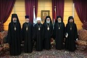 Состоялась встреча митрополита Волоколамского Илариона с Предстоятелем Антиохийской Православной Церкви