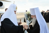 Святіший Патріарх Кирил прибув до Санкт-Петербурга