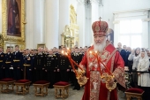 Предстоятель Руської Церкви звершив велике освячення Свято-Троїцького Ізмайлівського собору Санкт-Петербурга