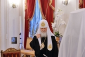 Святейший Патриарх Кирилл возглавил заседание Священного Синода в Санкт-Петербурге