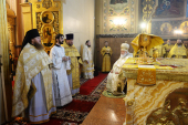 Патриаршее служение в день памяти святителя Николая Чудотворца в Николо-Угрешском ставропигиальном монастыре