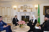 Святіший Патріарх Кирил зустрівся з послом Португалії в Росії