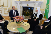 Întâlnirea Sanctității Sale Patriarhul Chiril cu ambasadorul Iordaniei în Rusia