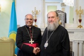 Відбулася зустріч митрополита Астанайського Олександра з послом Ватикану в Казахстані