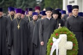 Духовенство Санкт-Петербургской епархии приняло участие в памятных мероприятиях, посвященных 77-й годовщине начала Великой Отечественной войны