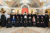 Exarhul Patriarhal al întregii Belarus a condus actul festiv unit de absolvire al Academiei de teologie din Minsk și al Institutului de teoloogie al Universității de stat din Belarus