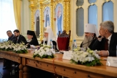 Întâistătătorul Bisericii Ortodoxe Ruse a condus ședința Consiliului de tutelă pentru reconstrucția Mănăstirii din Valaam