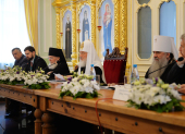 Vizita Patriarhului la Valaam. Ședința Consiliului de tutelă pentru reconstrucția Mănăstirii din Valaam