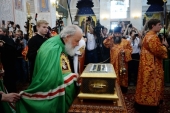 Святейший Патриарх Кирилл посетил Храм-памятник на Крови в Екатеринбурге