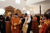 His Holiness Patriarch Kirill consecrates Church of Venerable Martyr Elizabeth in St. Elizabeth Convent in Alapayevsk