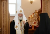 Θυρανοίξια Ιερού Ναού Οσιομάρτυρος Ελισάβετ από τον Πατριάρχη Κύριλλο στην Ιερά Μονή Αγίας Ελισάβετ Αλαπάγιεφσκ