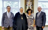Redactorul-șef al Editurii Patriarhiei Moscovei s-a întâlnit cu conducerea Camerei de Carte din Rusia