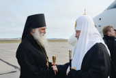 Vizita Patriarhului la Eparhia de Naryan-Mar. Sosirea pe arhipelagul Novaya Zemlya