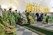 Предстоятель Руської Церкви звершив Літургію в Соловецькому монастирі