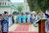 Митрополит Киевский Онуфрий возглавил торжества по случаю престольного праздника Киево-Печерской лавры