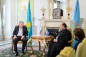 В Астане состоялась встреча главы Казахстанского митрополичьего округа с послами России и Белоруссии