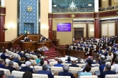 Митрополит Астанайський Олександр взяв участь у спільному засіданні палат Парламенту Республіки Казахстан