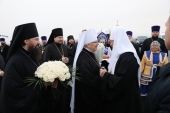 Святіший Патріарх Кирил прибув до Норильська