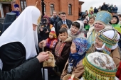 Святейший Патриарх Кирилл посетил город Дудинку