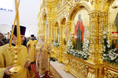 Патриарший визит в Ханты-Мансийскую митрополию. Освящение храма мученицы Татианы в Когалыме